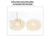 Brush holder with 49 compartments