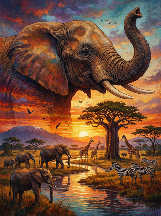 Savanna of Giants (80 Colours)