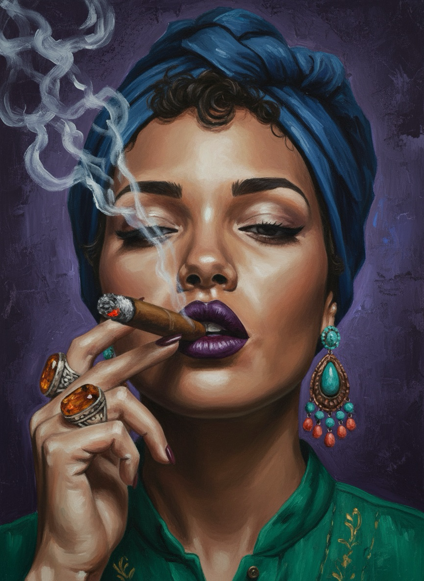 Purple Smoke Allure (120 Colours)