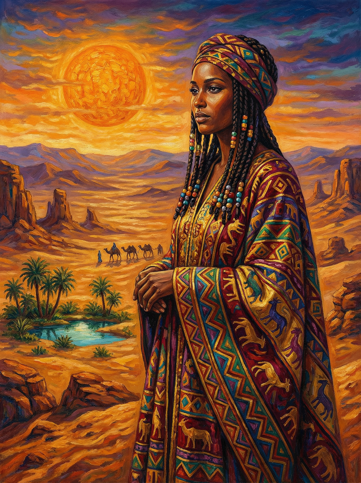 Desert Queen at Sunset (120 Colours)
