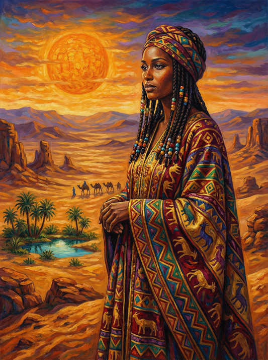 Desert Queen at Sunset (80 Colours)