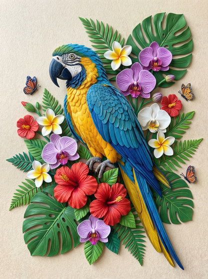 Tropical Macaw Bloom (120 Colours)