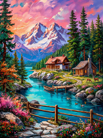Lakeside Haven (120 Colours)
