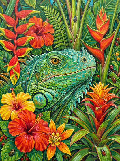 Tropical Iguana Bloom (120 Colours)