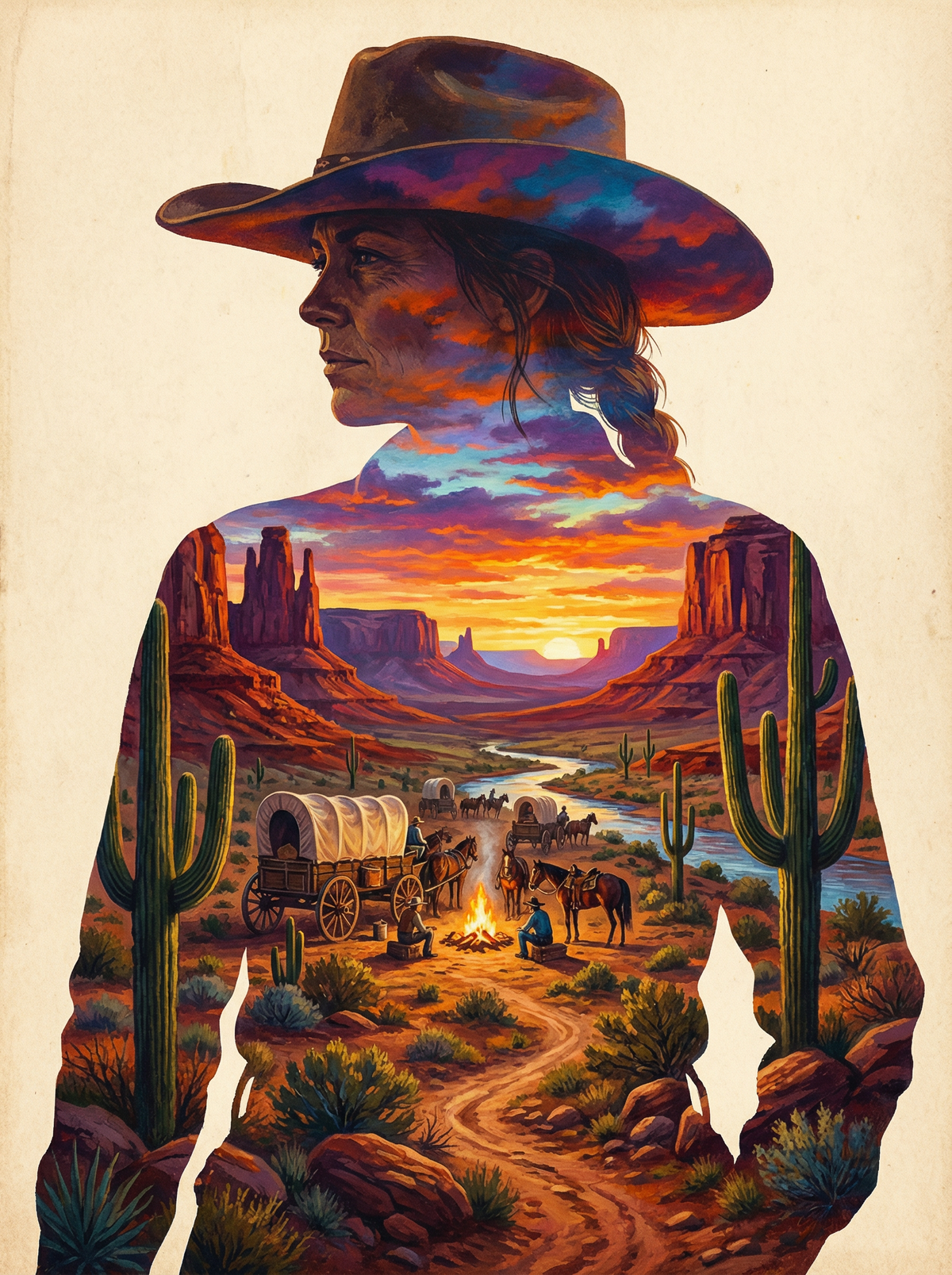 Frontier Sunset Rider (80 Colours)