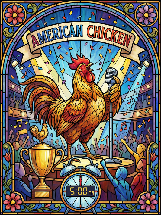 American Rooster Anthem (80 Colours)