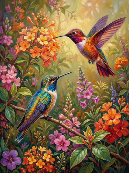 Hummingbird Blossom Serenade (120 Colours)