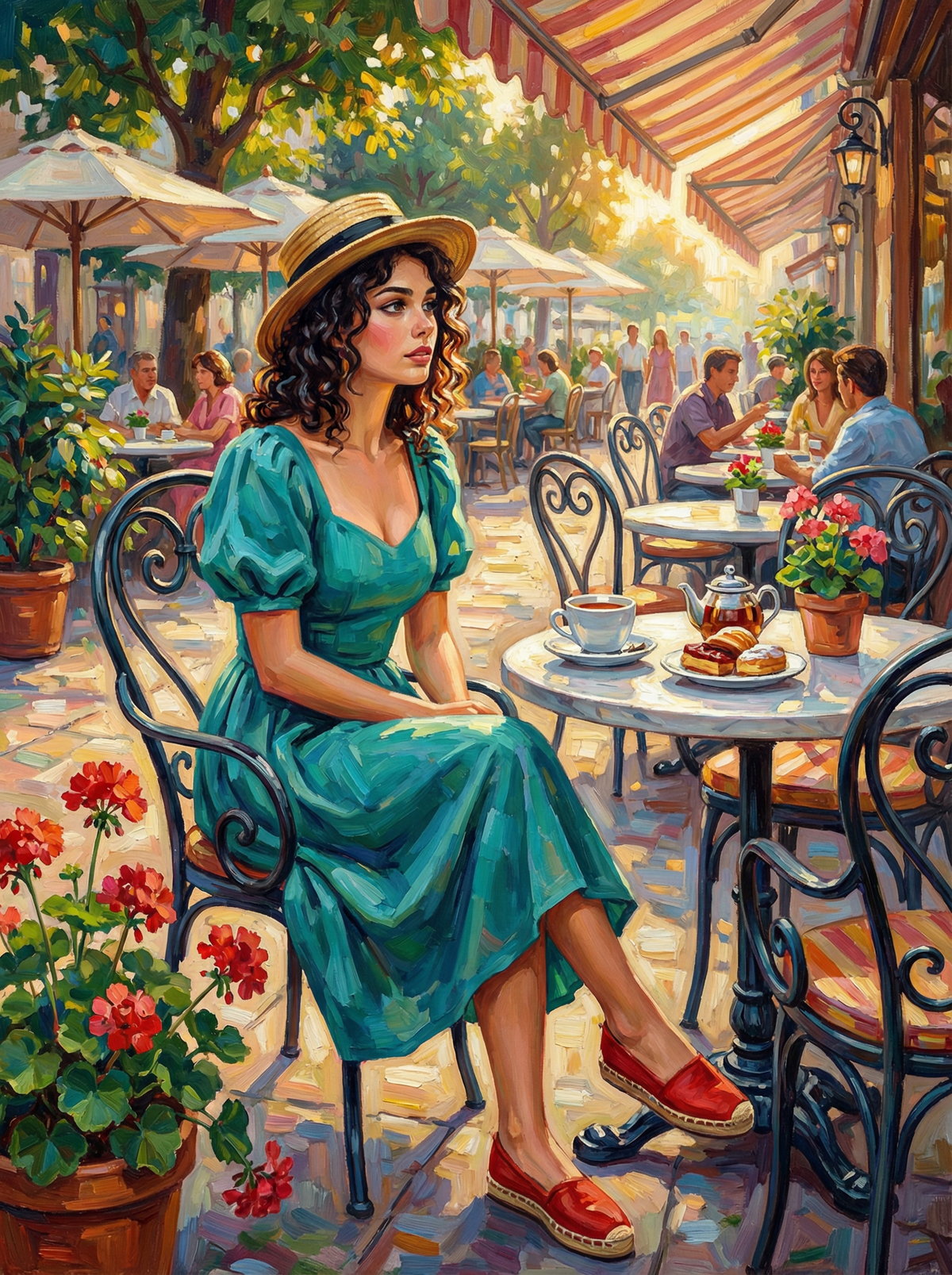 Café Under the Summer Canopy (120 Colours)
