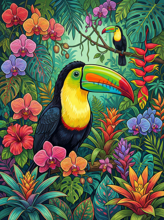 Tropical Jungle Toucan (80 Colours)