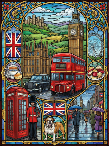 London Stained Glass Icons (120 Colours)