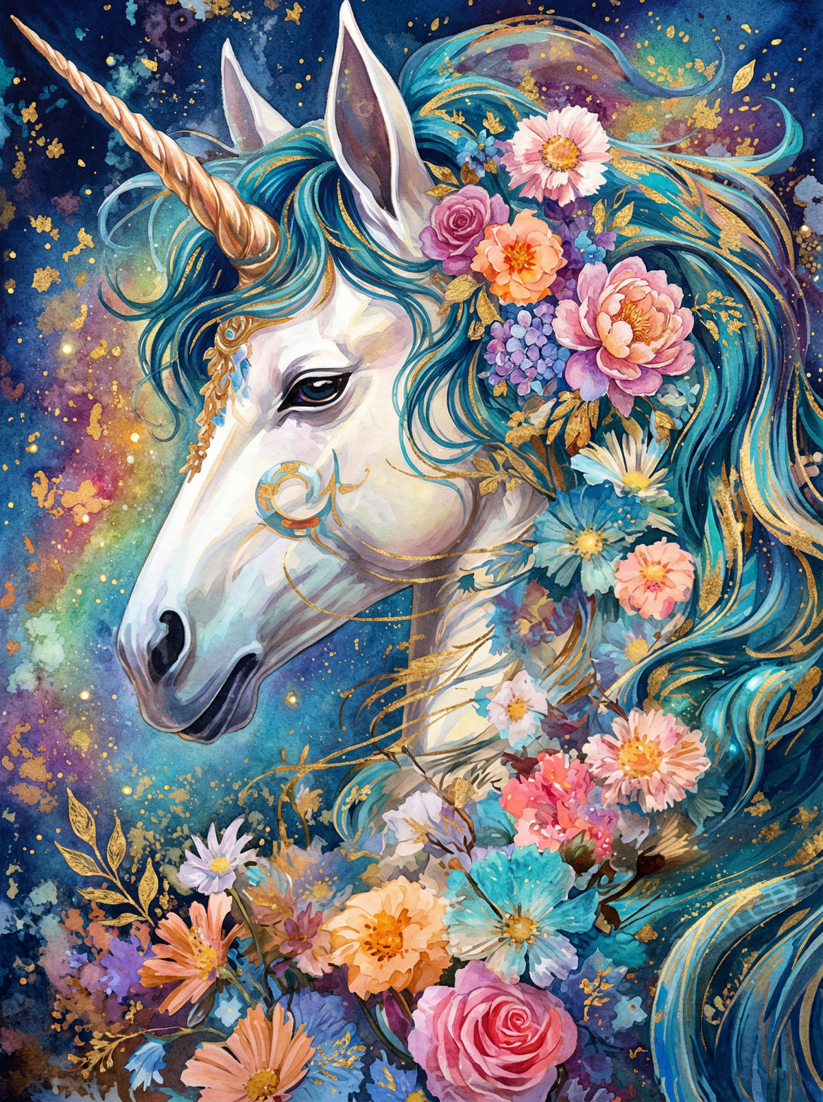 Celestial Blossom Unicorn (120 Colours)