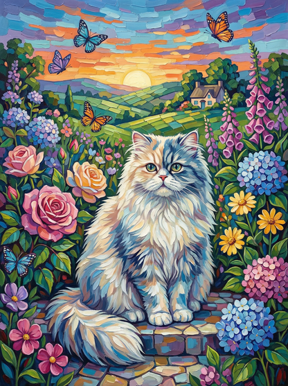 Butterfly Meadow Cat (120 Colours)