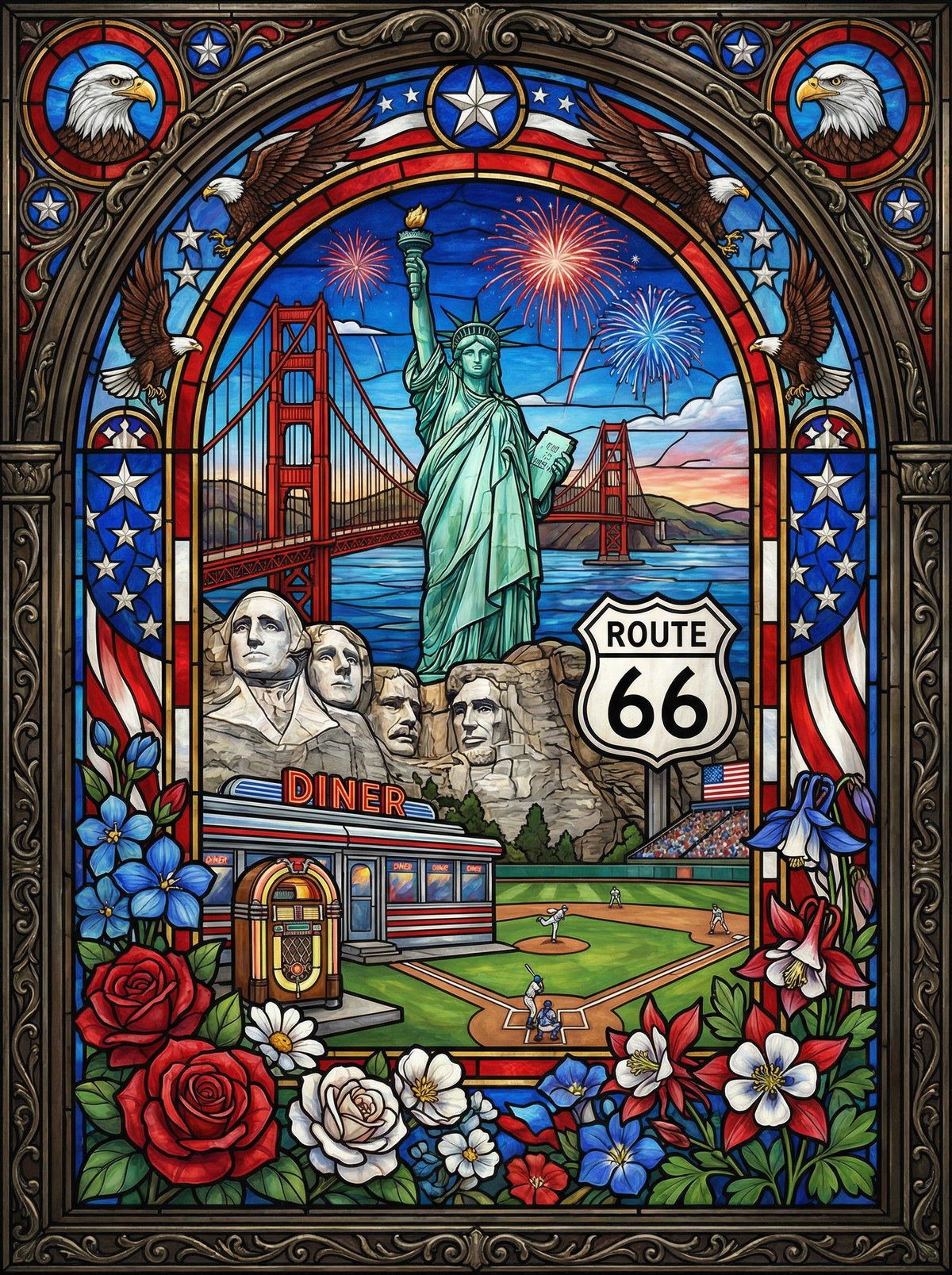American Dream Mosaic (120 Colours)