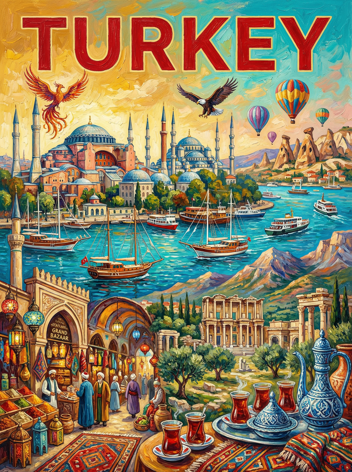 Timeless Turkey Mosaic (80 Colours)