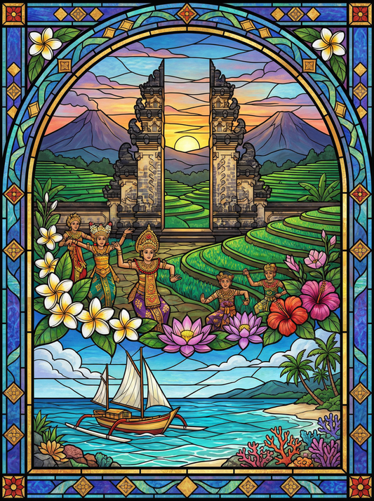 Balinese Temple Dancers (120 Colours)