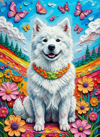 Rainbow Fluff Puppy (120 Colours)