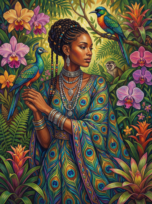 Peacock Queen of the Jungle (80 Colours)
