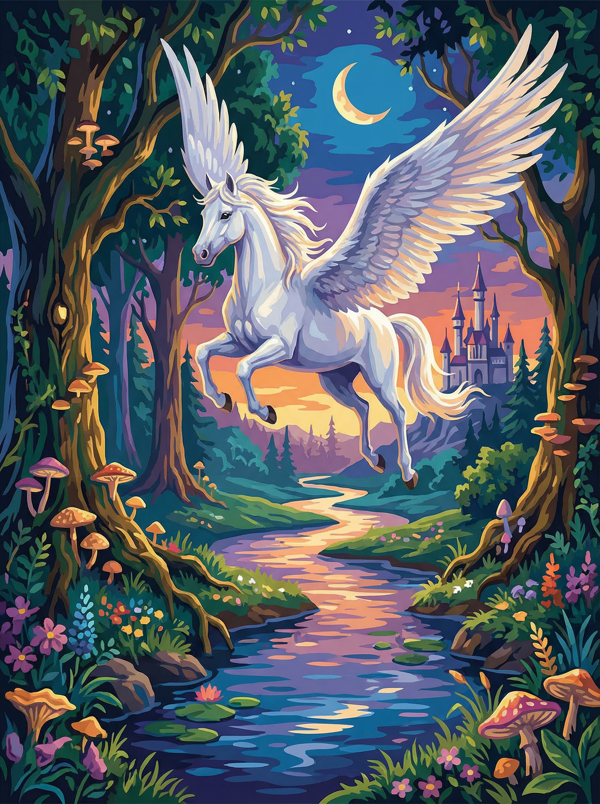 Moonlit Pegasus Path (120 Colours)