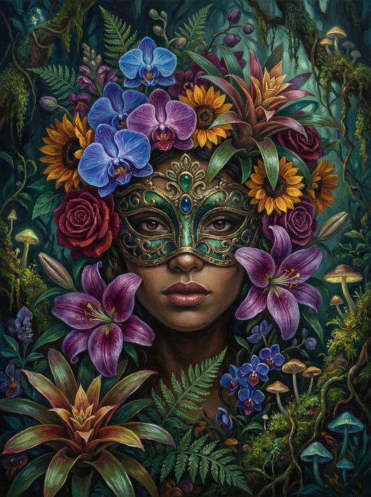 Enchanted Orchid Mask (80 Colours)