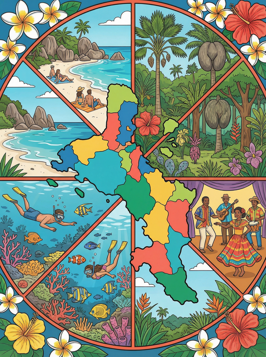 Tropical Island Mosaic (80 Colours)