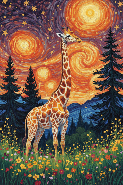 Starry Giraffe (120 Colours)