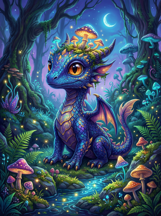 Moonlit Mushroom Dragon (80 Colours)