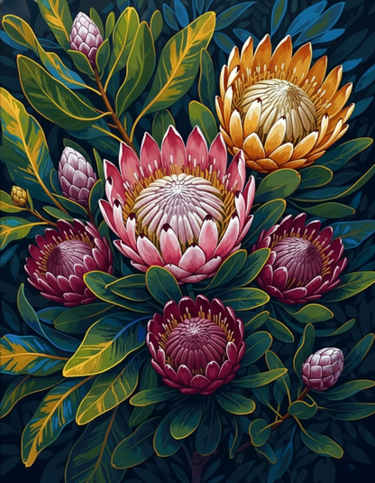 Protea Garden (120 Colours)