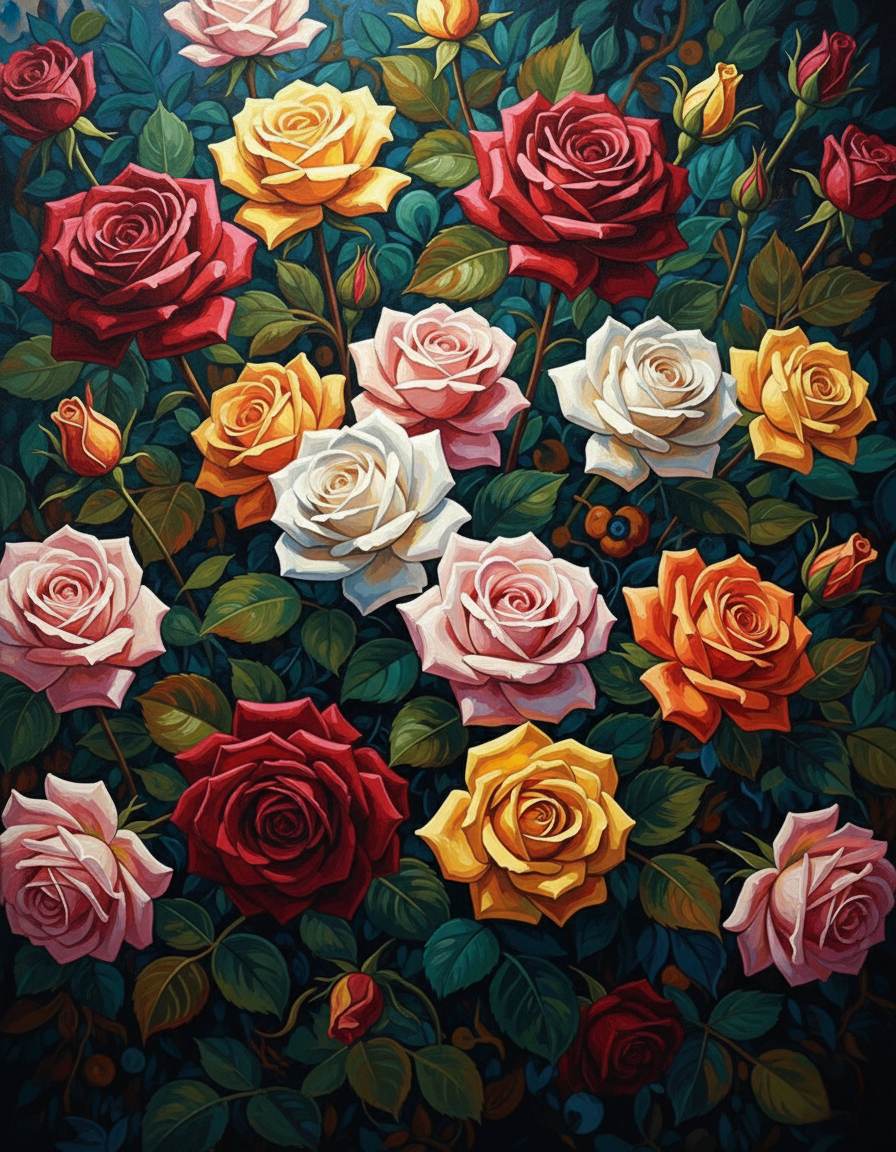 Garden of Roses (120 Colours)
