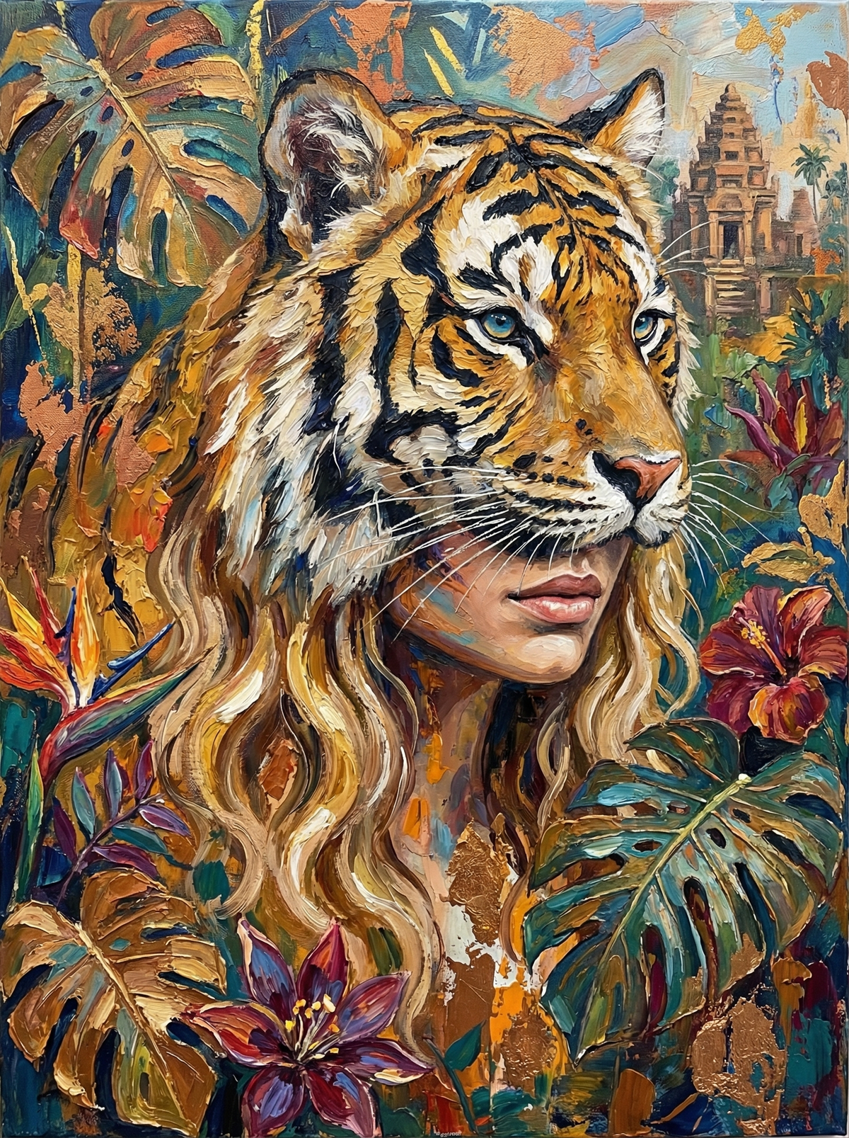 Tiger Queen of the Lost Temple (120 Colours)