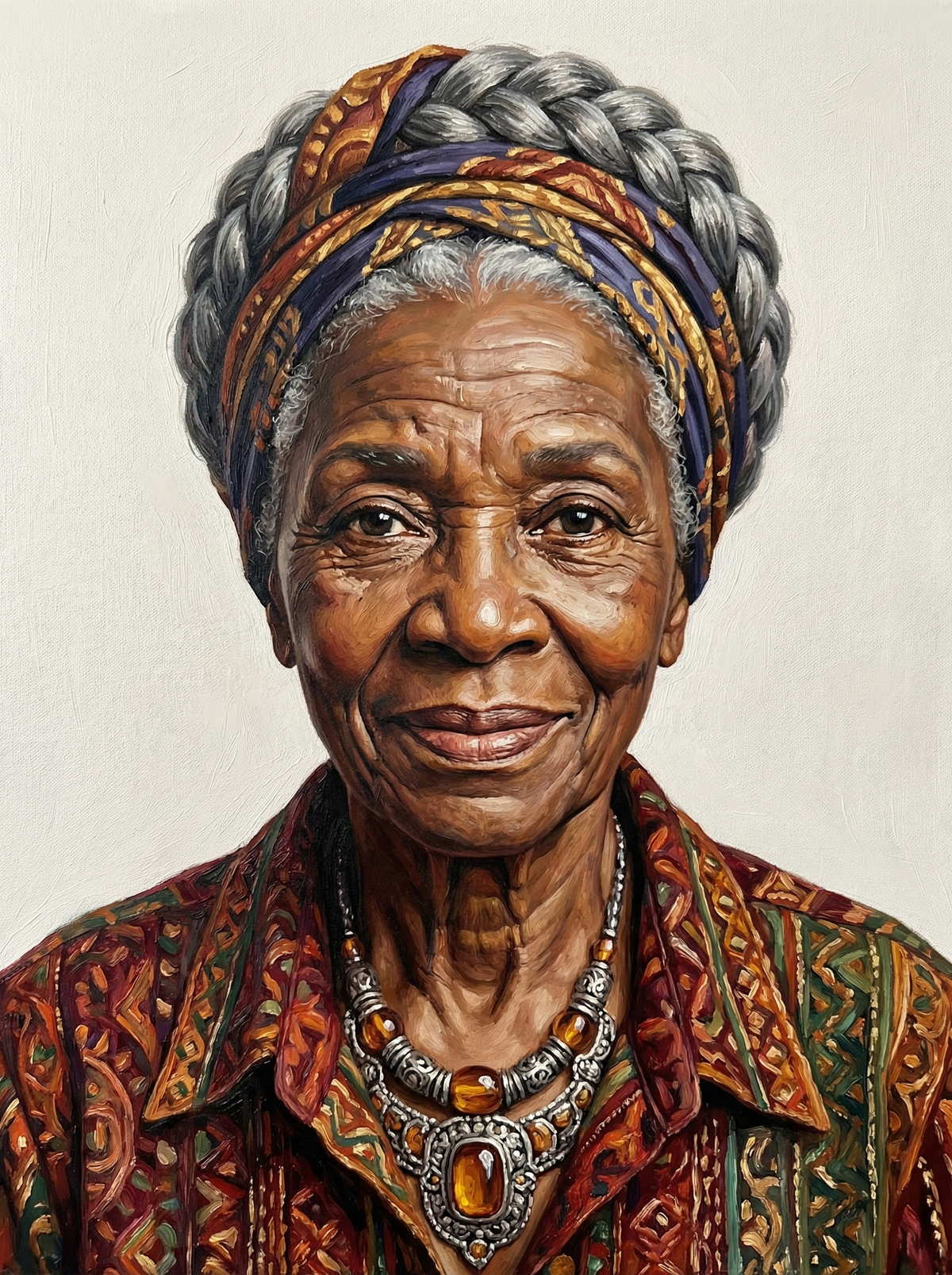 African Woman Portrait (120 Colours)