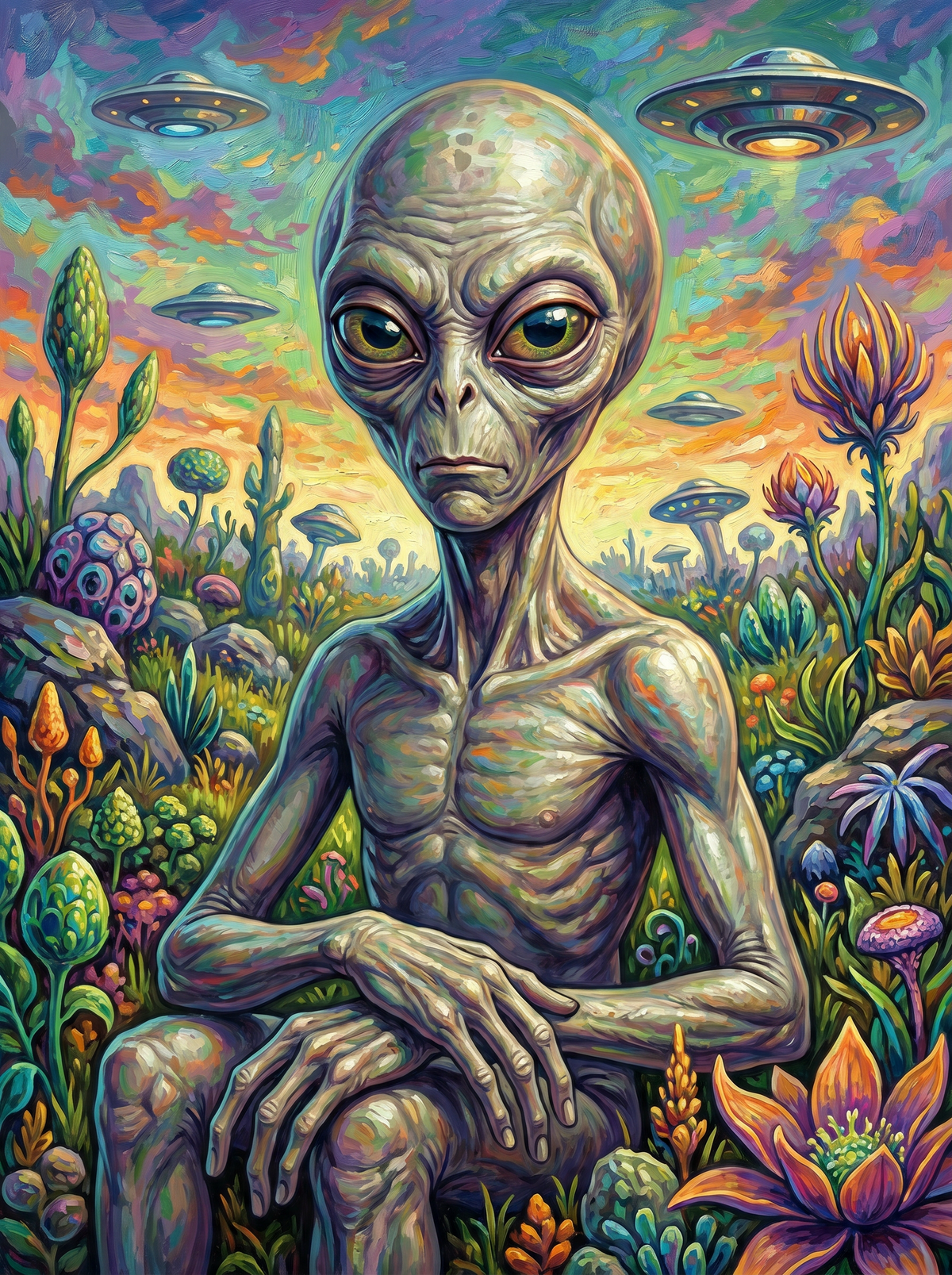 Alien Mona Lisa (80 Colours)
