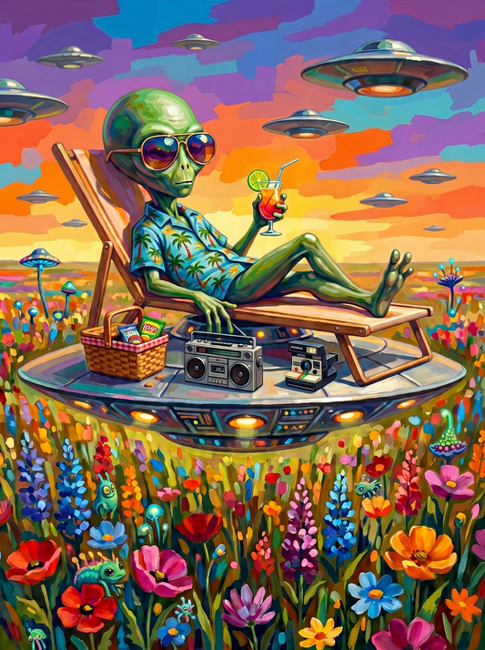 Alien Sunbed Cocktail Ufo (80 Colours)