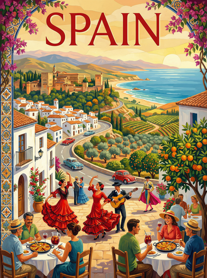 Spanish Coastal Fiesta (120 Colours)