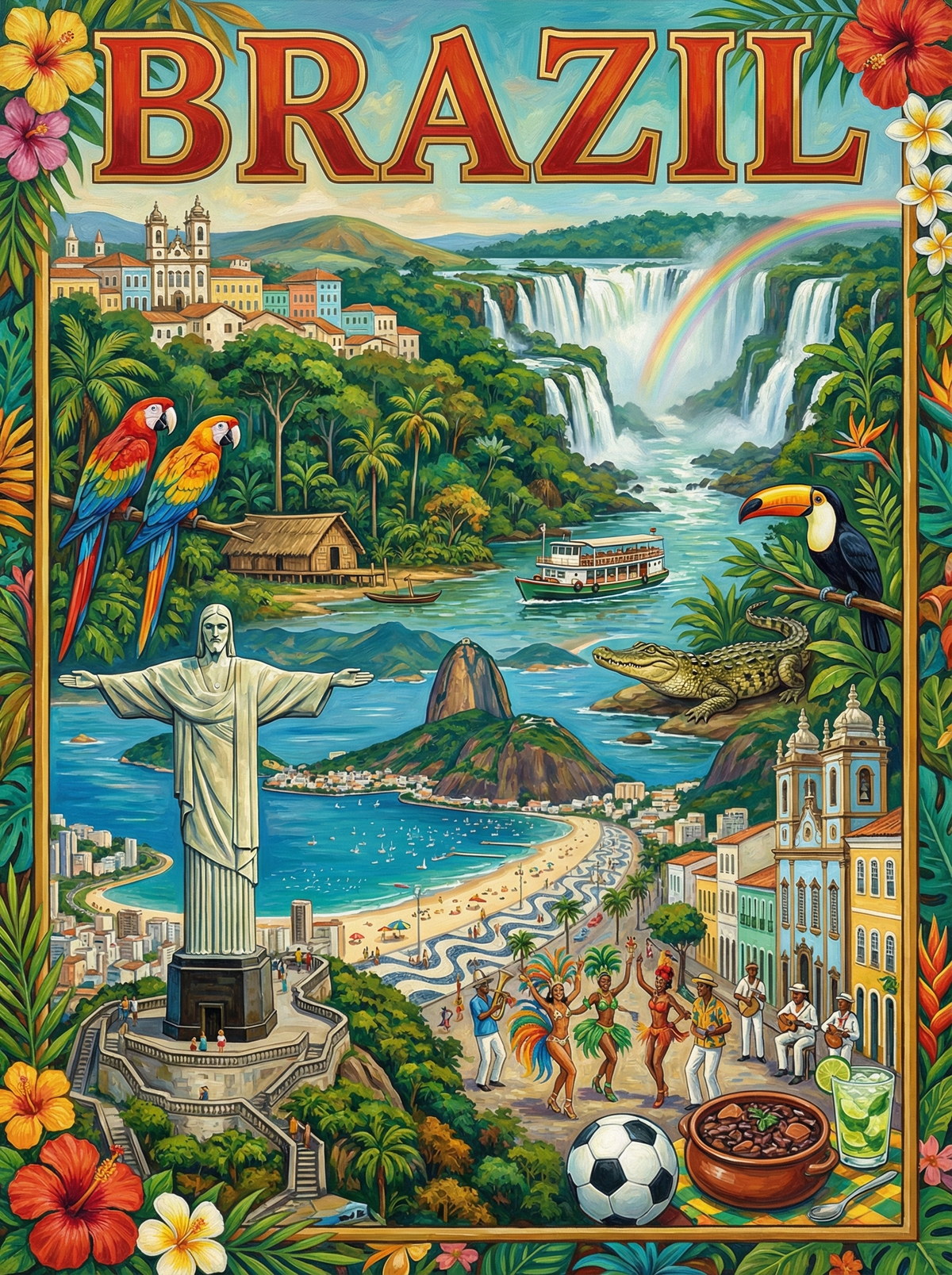 Brazilian Paradise Mosaic (80 Colours)