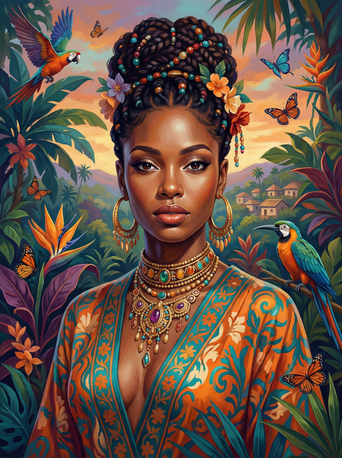 Tropical Queen Woman (120 Colours)