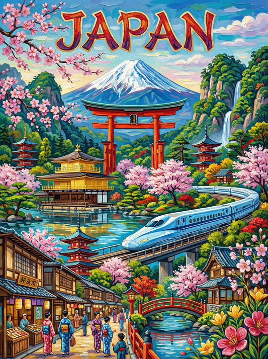 Japanese Spring Harmony (120 Colours)