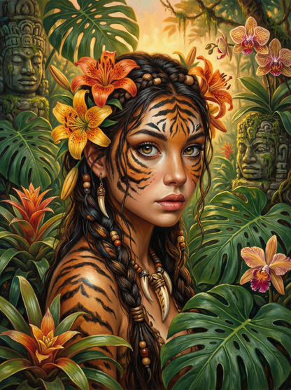 Jungle Spirit with Tiger Marks (120 Colours)