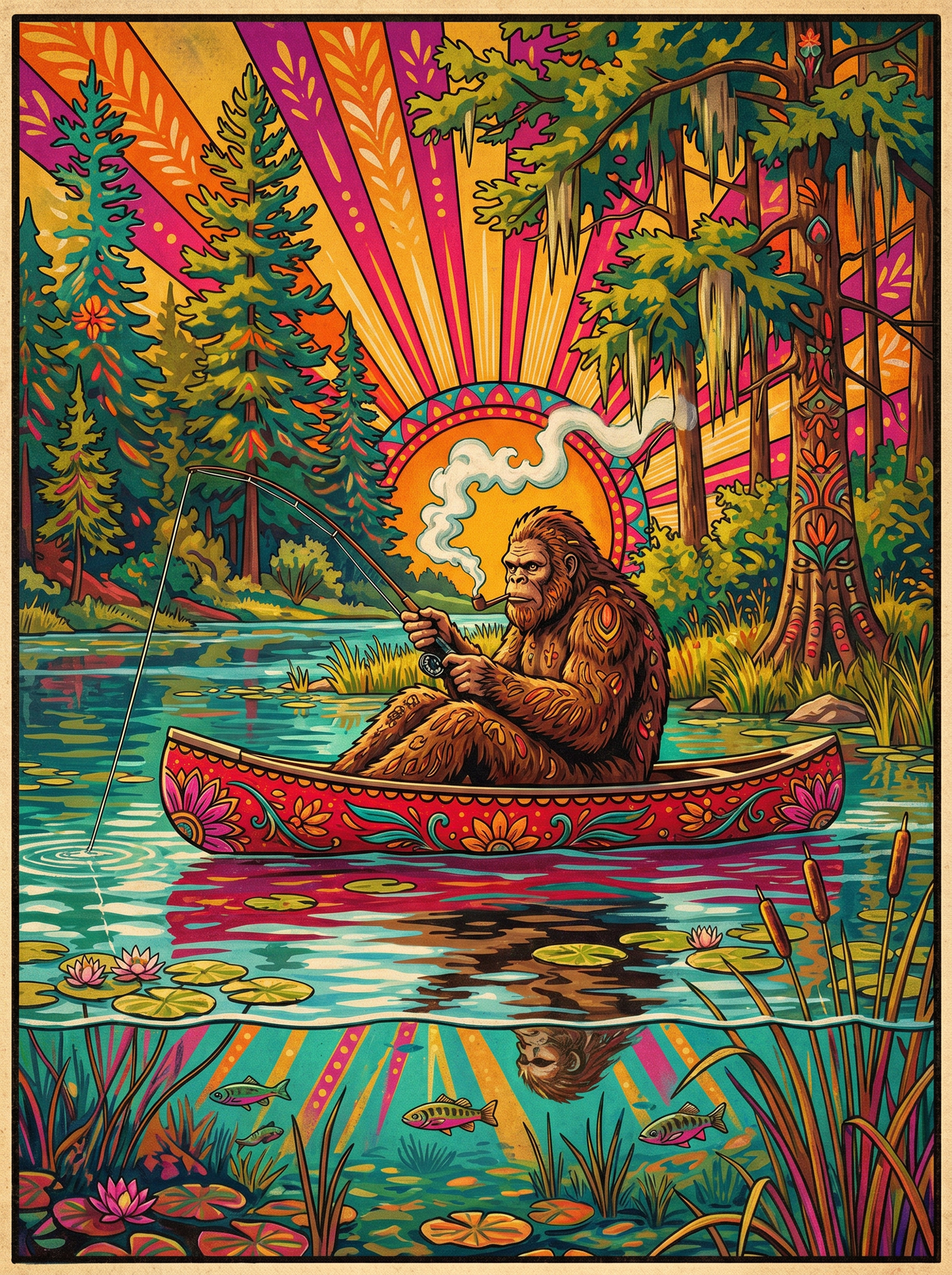 Bear Canoe Lake (80 Colours)