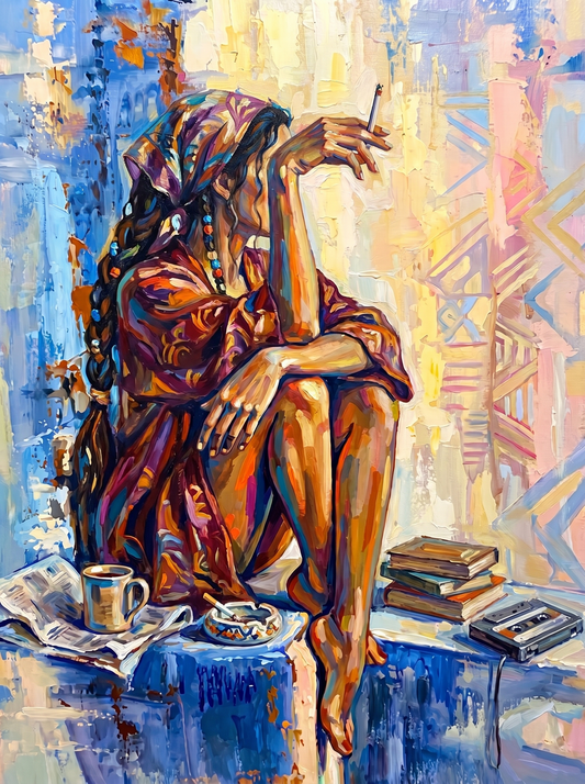 Bohemian Soul With Books (80 Colours)