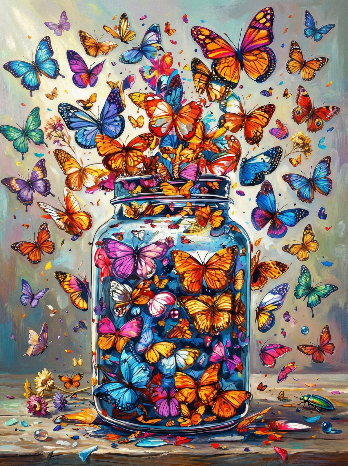 Butterfly Jar Collection (120 Colours)