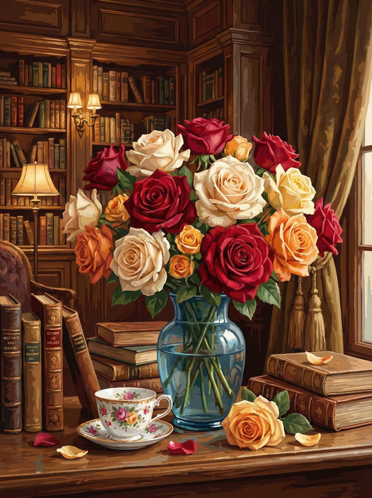Library Roses Still Life (80 Colours)
