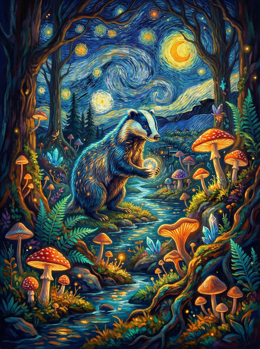 Moonlit Forest Guardian (80 Colours)