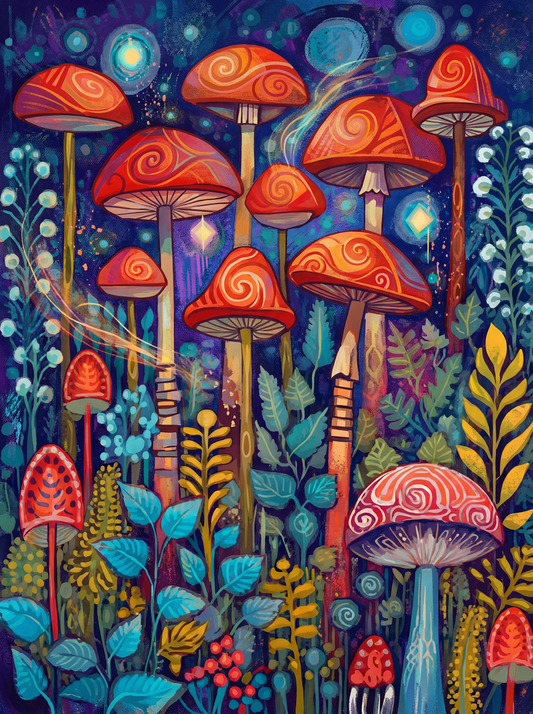 Enchanted Mushroom Forest (80 Colours)