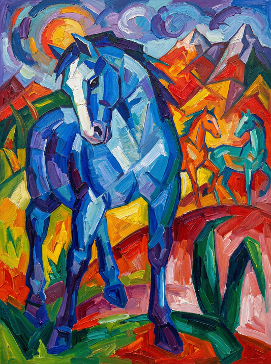 Midnight Blue Stallion (80 Colours)