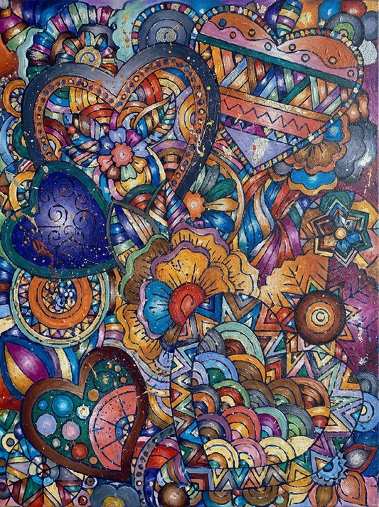 Bohemian Heart Tapestry (80 Colours)