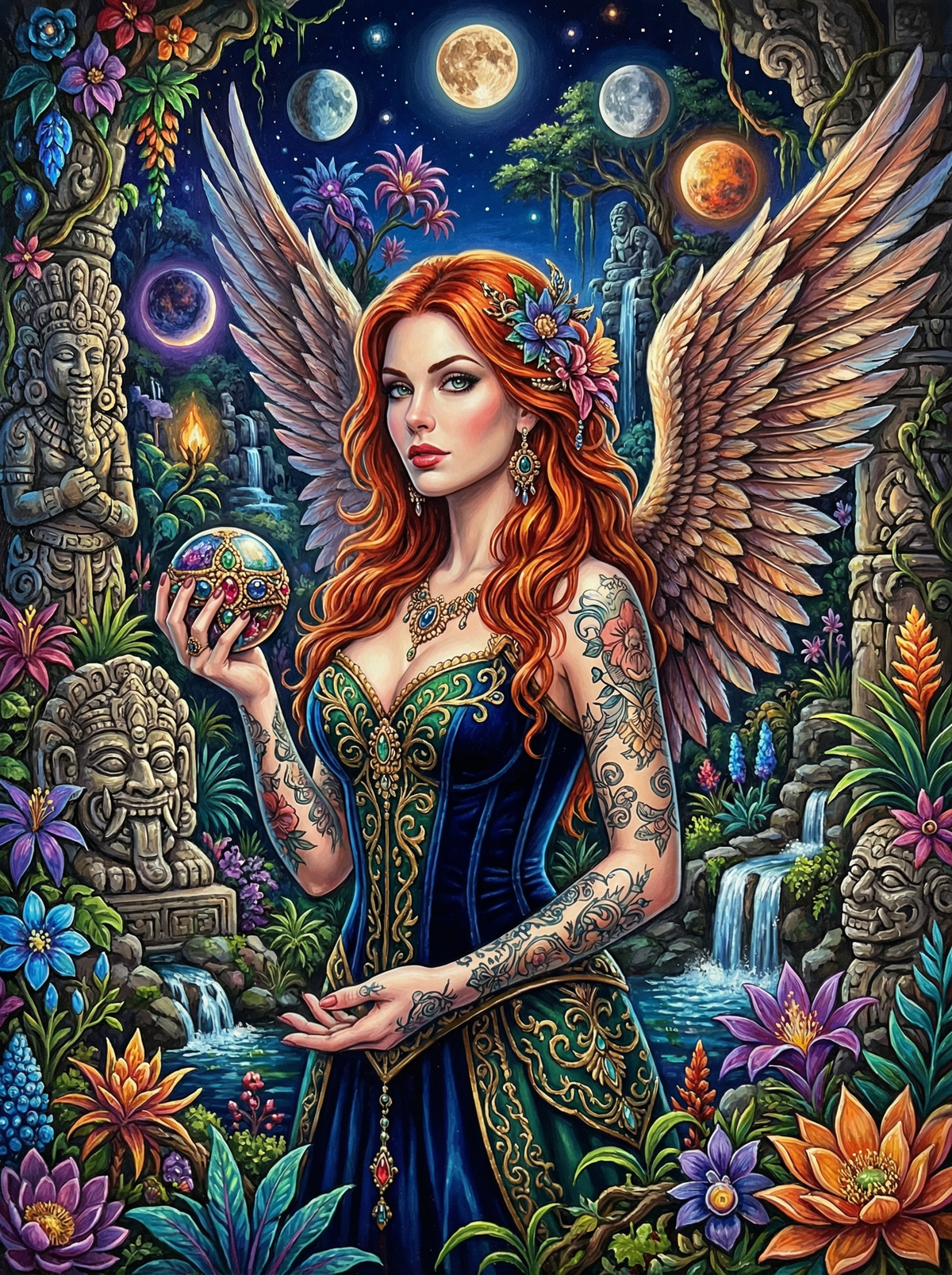 Celestial Winged Goddess (80 Colours)