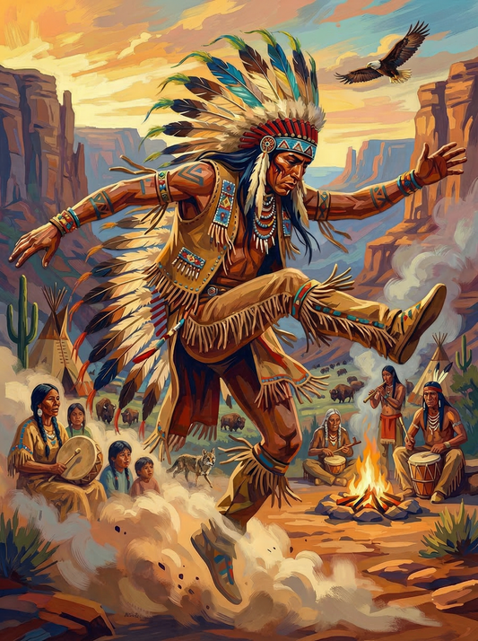 Ceremonial Chief Dancing Desert (80 Colours)