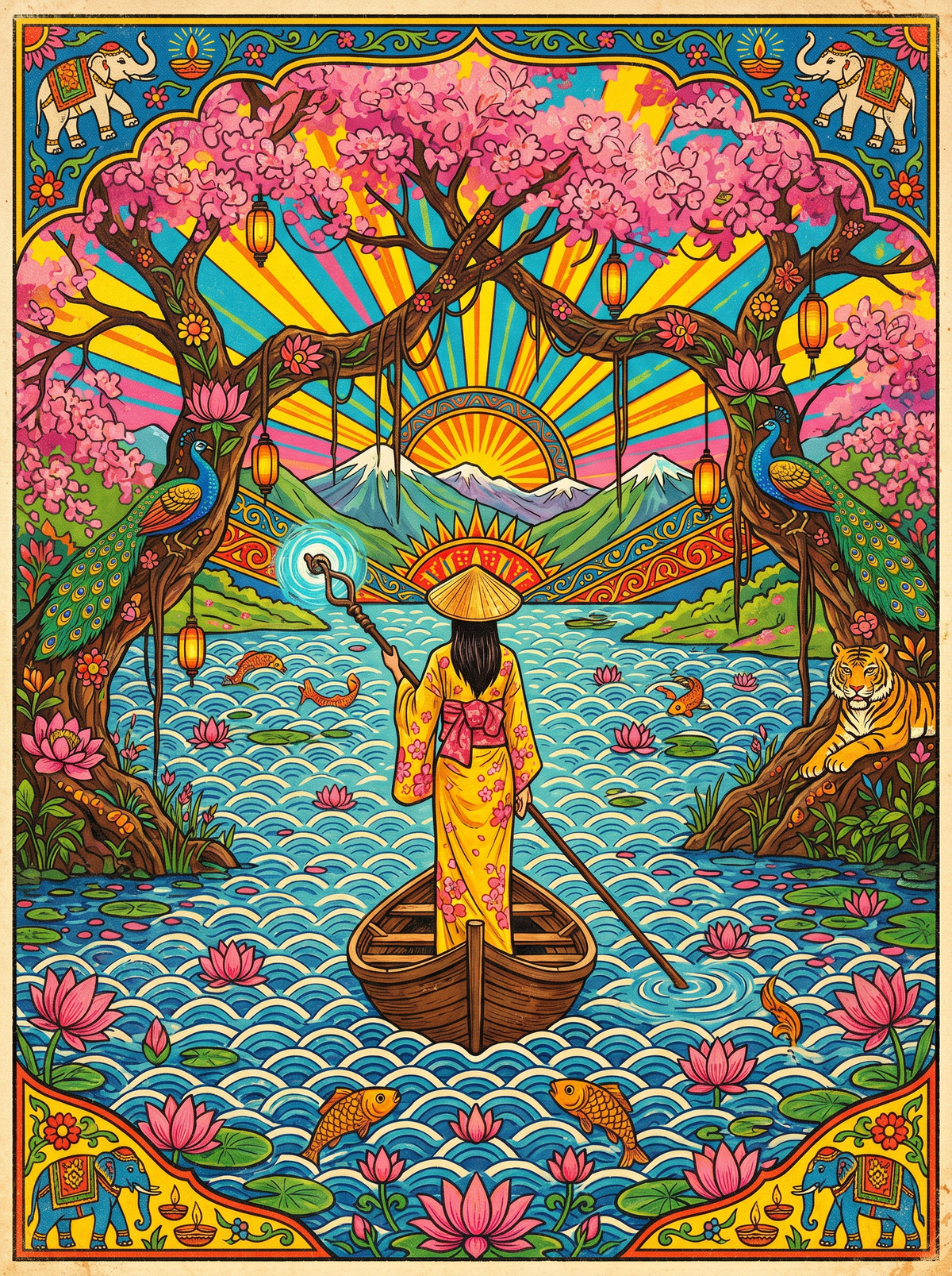 Cherry Blossom Archway (80 Colours)