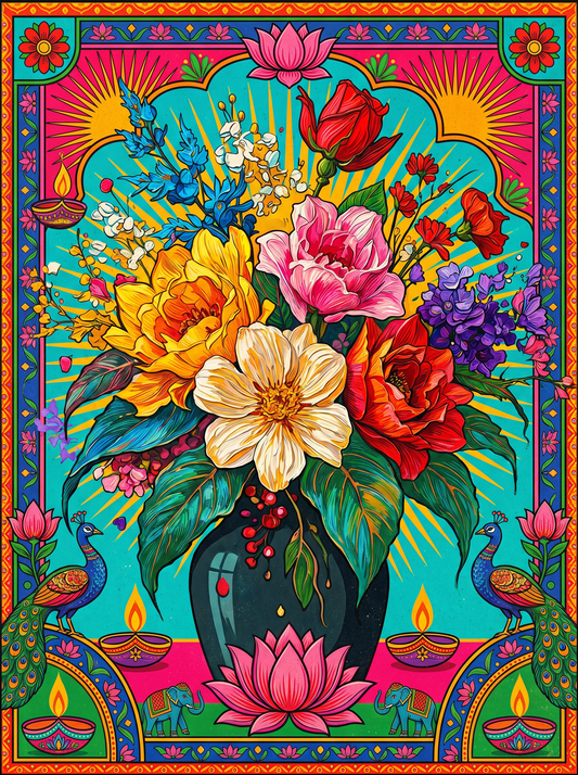 Colorful Flower Bouquet (80 Colours)