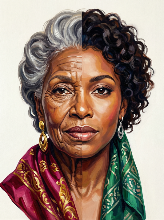 Colorful Wrap Portrait (80 Colours)